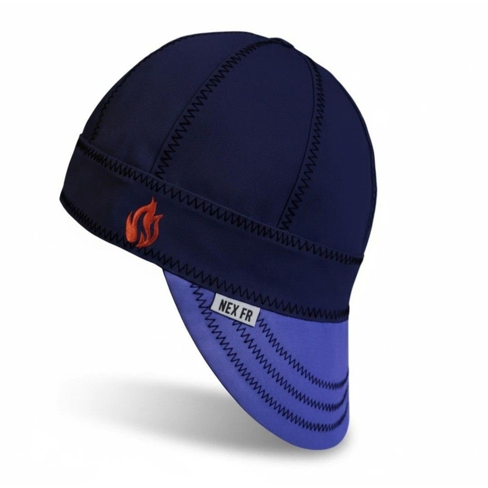 Knox NEX FR Welding Cap 5 Pack FR 8 Panel 7 3/8 Blue Navy Flame Resistant New